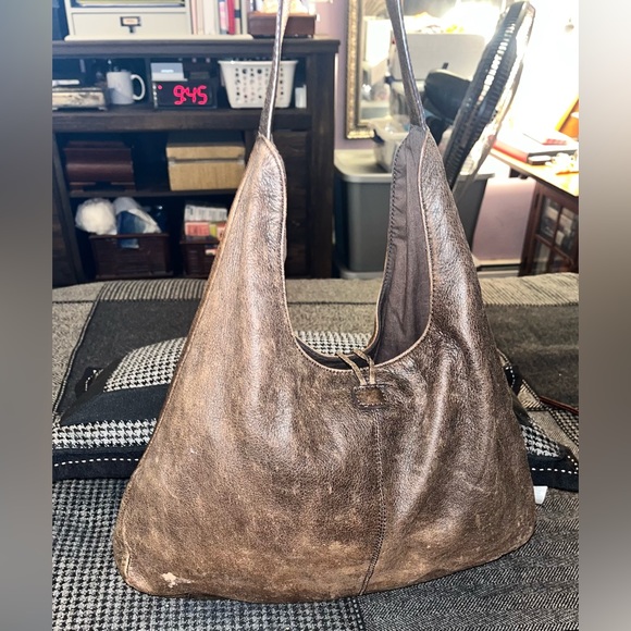 🍌 🍫 Banana Republic chocolate brown bag GUC - Picture 2 of 5